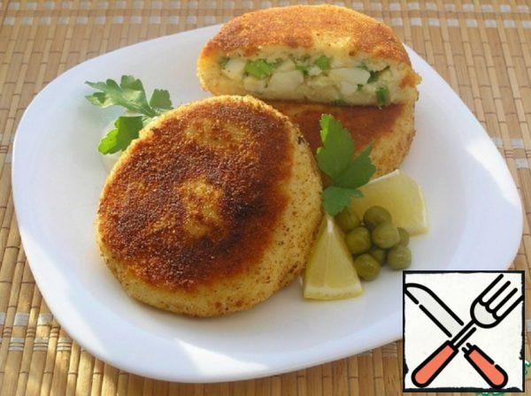 Cheese-Potatoes Chops with Stuffed Recipe