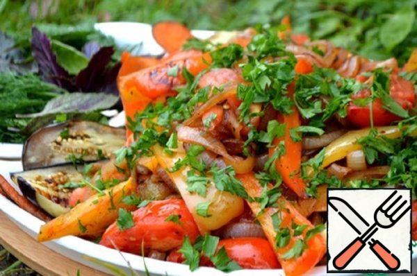 Warm Salad to Barbecue Recipe
