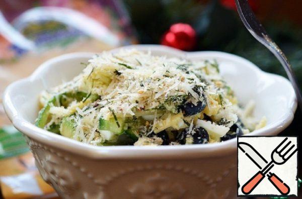 Cheese Salad with Bread Crumbs Recipe
