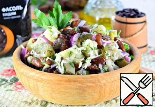 Vegetable Salad with Beans Recipe