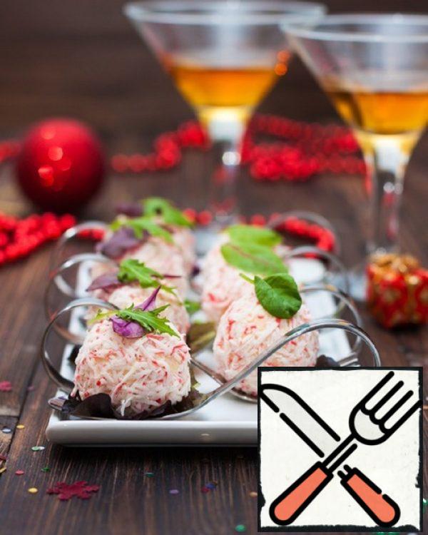 The Salad-Appetizer of Crab Cheese Balls Recipe