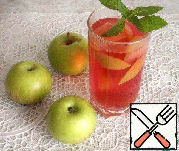 Serve as compote, with apples and mint.