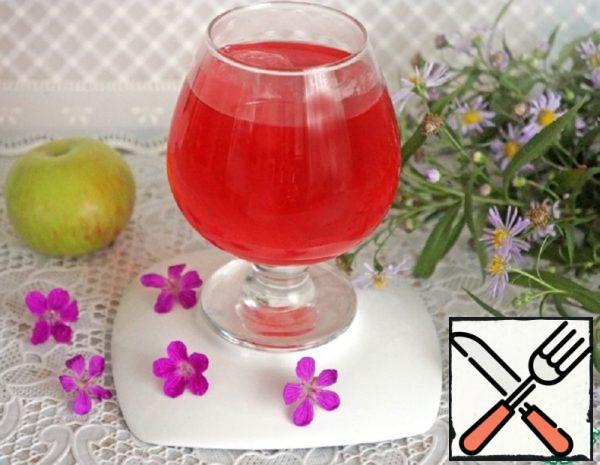 Apple Drink with Basil and Mint Recipe