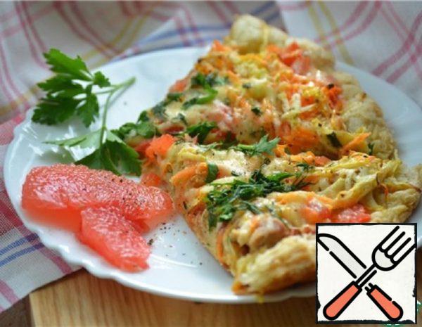 Pizza with Chicken and Grapefruit Recipe