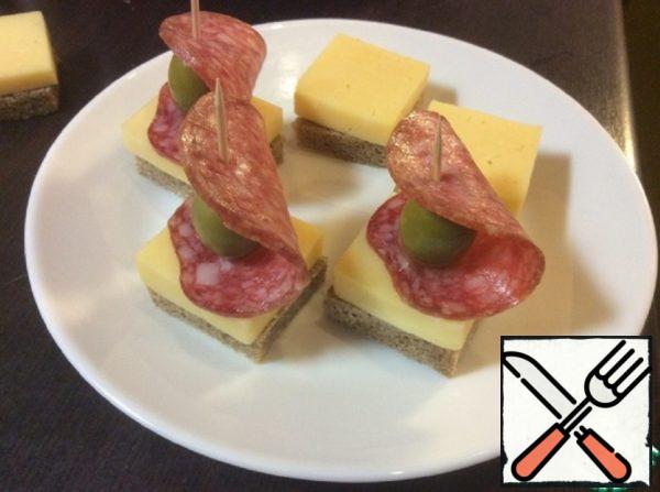 Canapes "Ship" Recipe