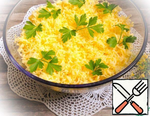 Layer Salad with Chicken "Autumn" Recipe