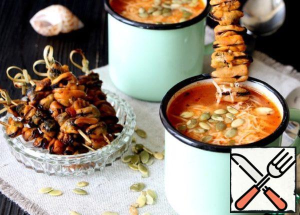 Italian Soup with Rice and Mussels Recipe