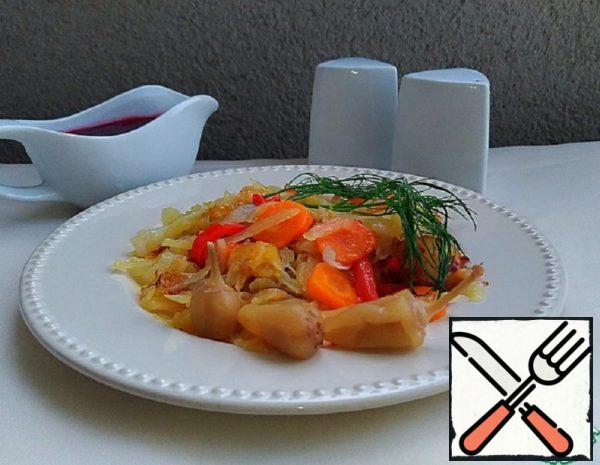 Tender Fried Potatoes with Vegetables Recipe
