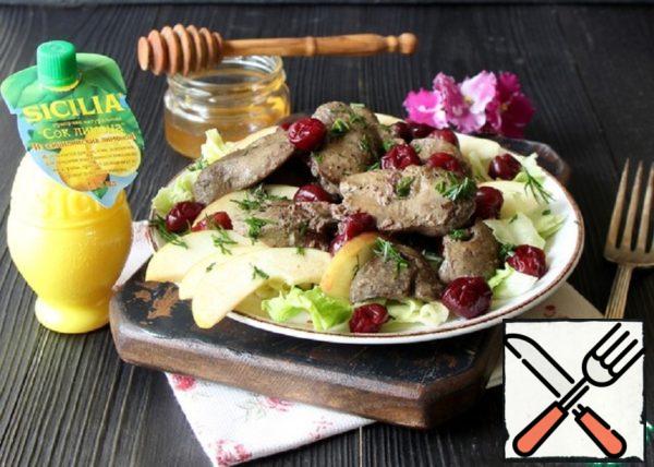 Chicken Liver and Fruit Salad Recipe