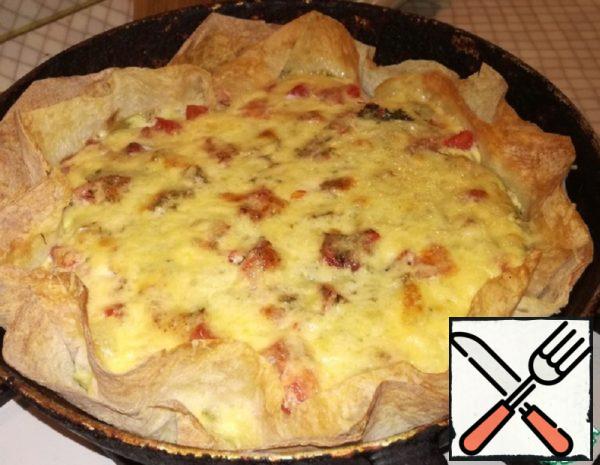 Omelet in Pita Bread Recipe