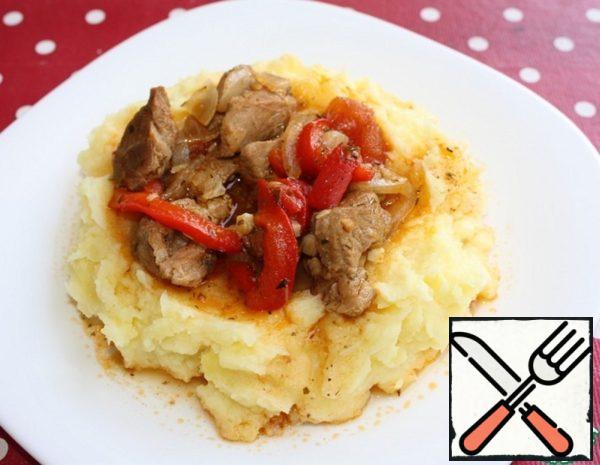 Pork with Vegetables in Bulgarian Recipe