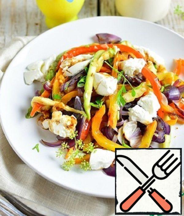 Vegetable Salad with Ricotta Recipe