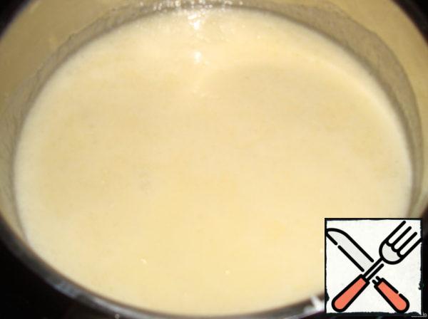 Heat over low heat until boiling.
