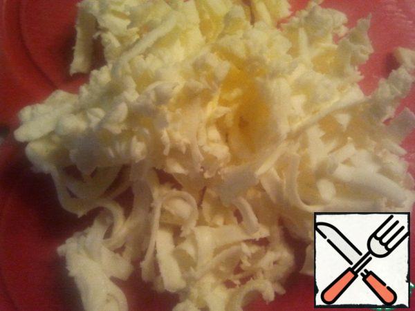 Cold butter -on a large scale.
