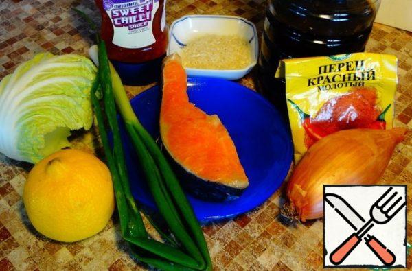Prepare all the ingredients.
