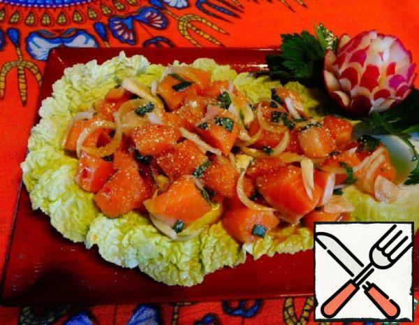 Thai Salad with Fresh Salmon Recipe