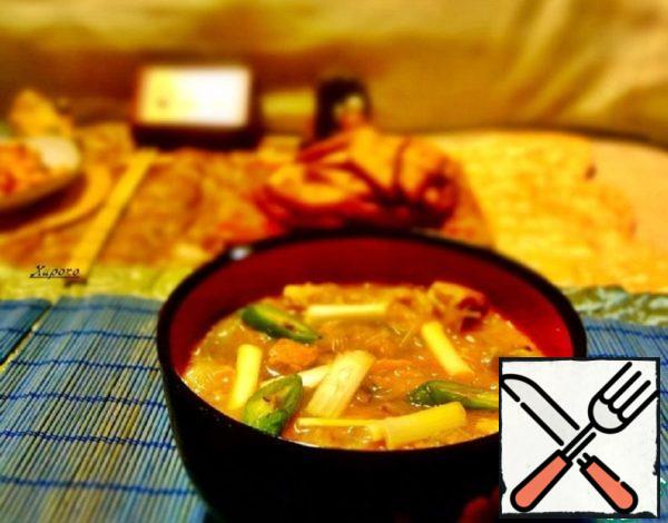 Spicy Kimchi Soup with Pork Recipe