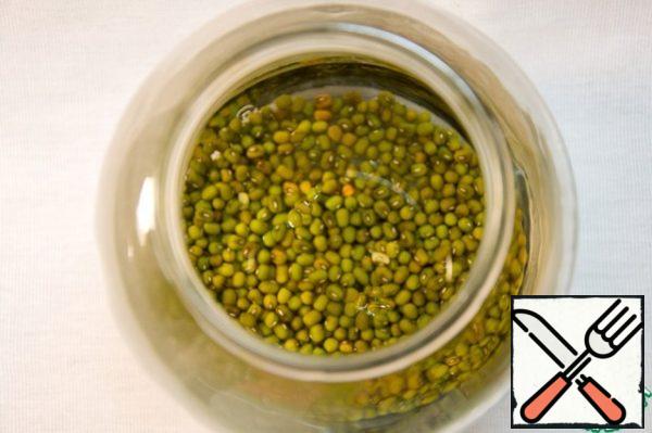 Pour the mash into a jar with a wide neck and fill with warm water. Close the jar with a lid, wrap it in a towel and leave it in a warm place for a day.
