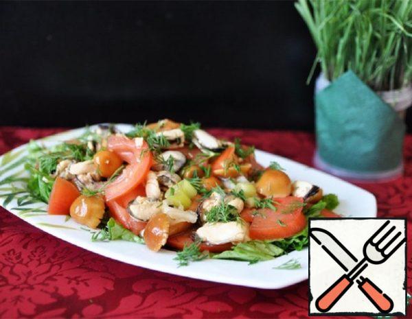 Salad from Mussels "Breeze" Recipe