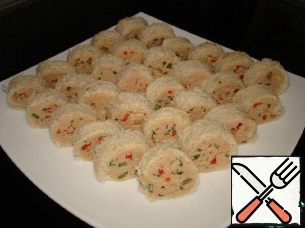 Canapes with Liver Sausage Recipe