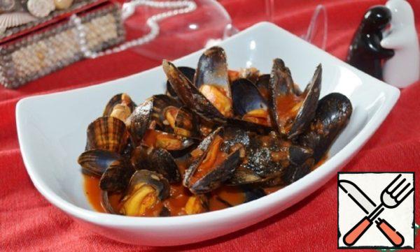 Mussels in Tomato Sauce Recipe