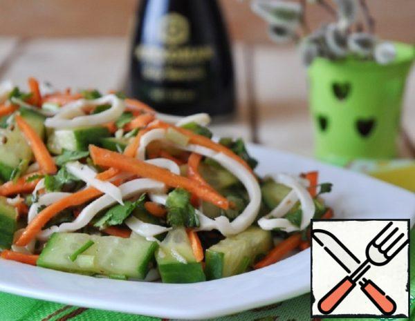 Chinese Salad of Cucumbers and Squid Recipe