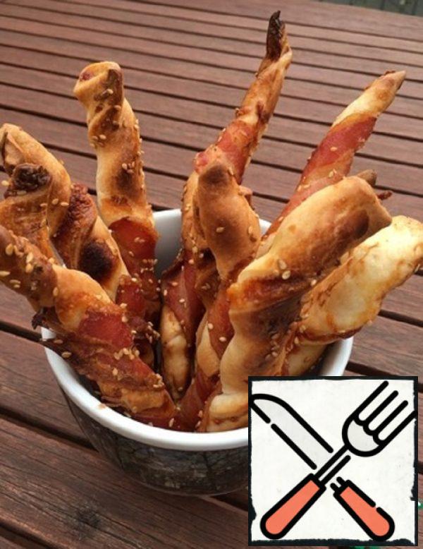 Quick Cheese Sticks with Bacon to Beer Recipe