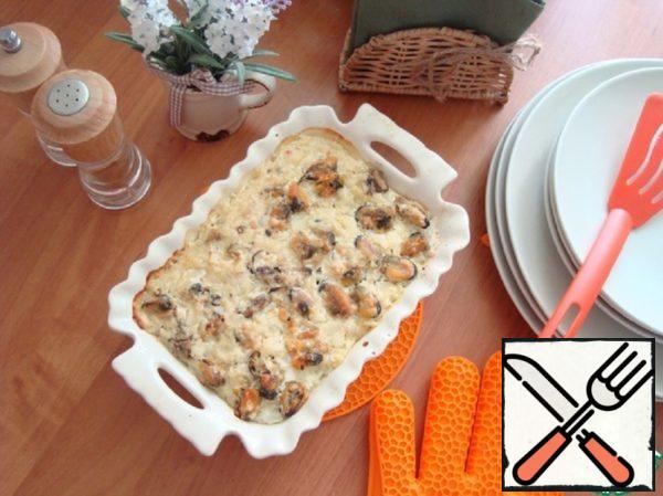 Rice Casserole with Mussels Recipe