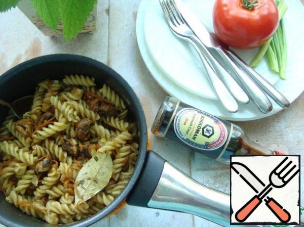 Mussels with Pasta Recipe