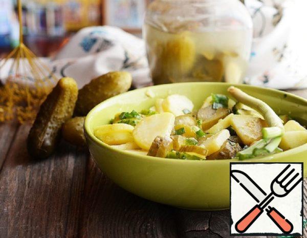 Potato Salad with Cucumbers Recipe