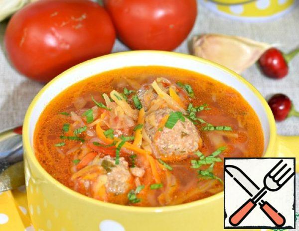 Cabbage Soup with Meatballs Recipe