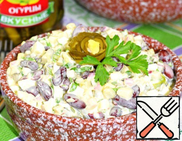 Salad with Beans and Cucumber Recipe