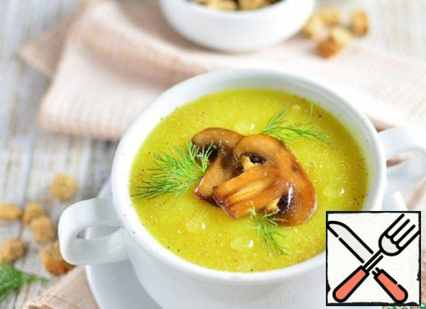 Mashed Soup with Cauliflower and Mushrooms Recipe