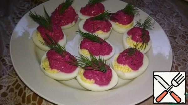Eggs Stuffed with Herring Caviar Recipe