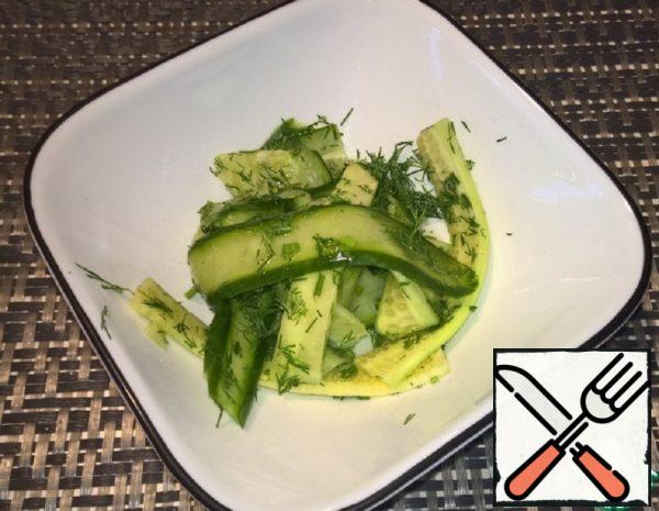 Scandinavian Salad with Fresh Cucumbers Recipe
