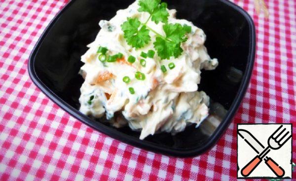 Curd Cheese with Carrots and Onions Recipe