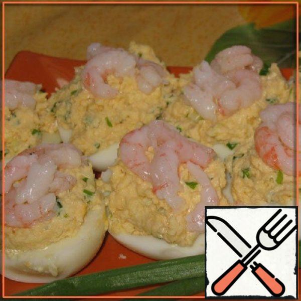 Eggs Stuffed "Sea" Recipe