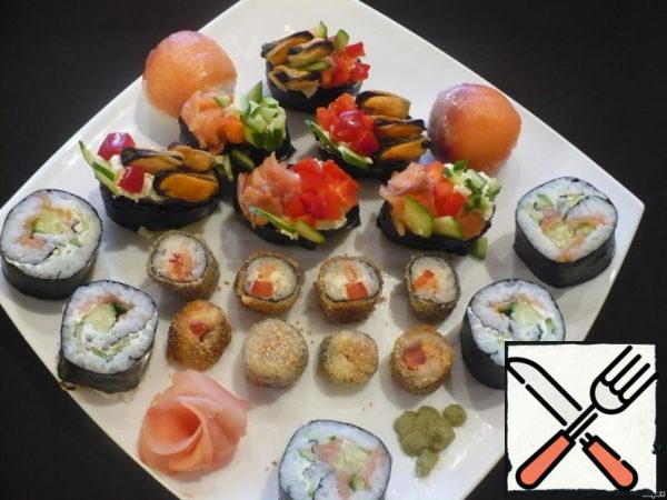 Maki, Sushi and Roll "Mosaic" Recipe