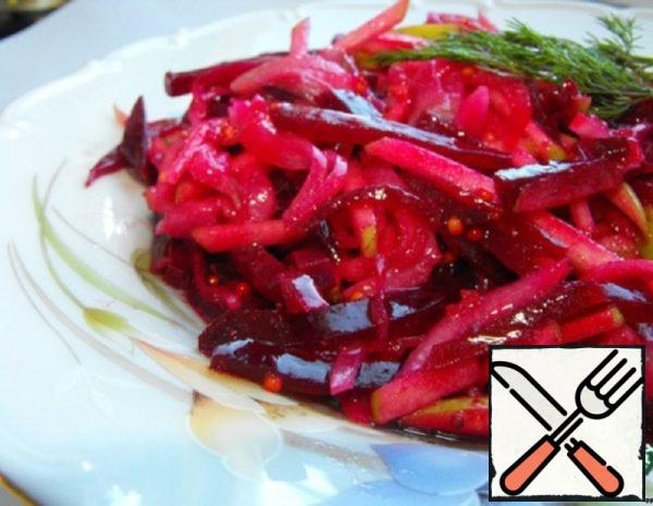 Salad with Beetroot and Herring Recipe