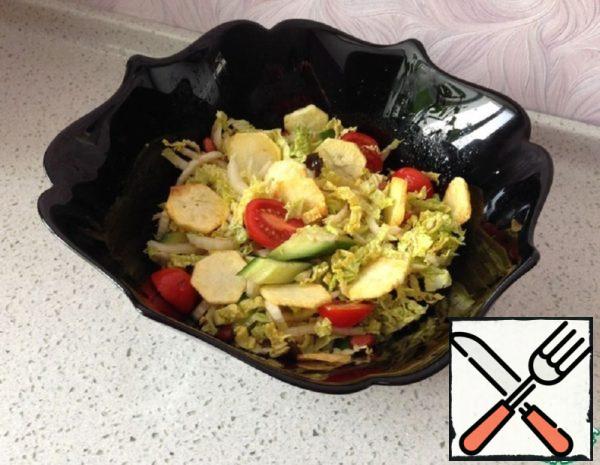 Salad with Chips Recipe