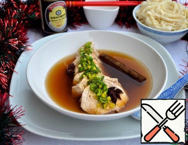 Chicken Stewed in Chinese Broth Recipe