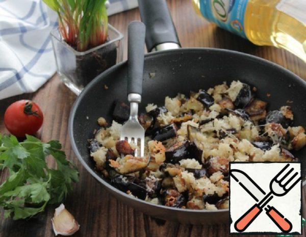 Fried Eggplant with Bread Crumbs Recipe