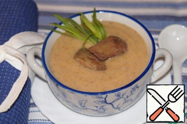 Buckwheat Soup with Chicken Liver Recipe