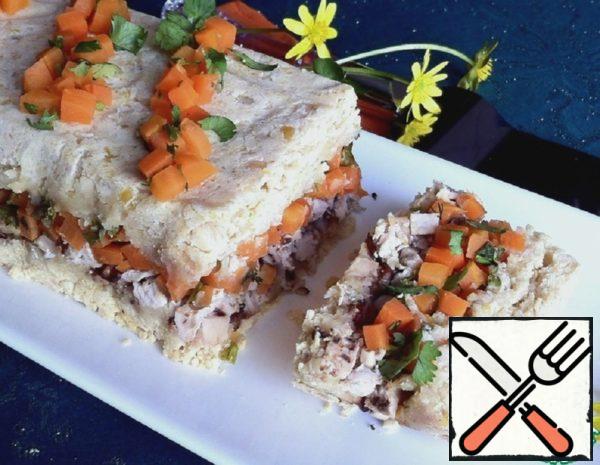 Baked Terrine of Vegetables and Chicken Recipe