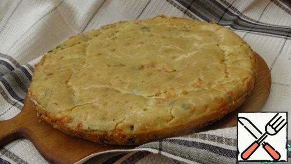 Bake in a preheated 180°C oven for about 30 minutes. Check the readiness with a stick.