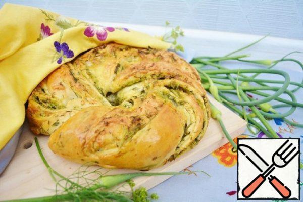 Bread with Garlic Arrows Recipe