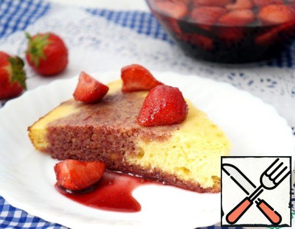 Lemon Pie with Srawberries in Wine Recipe