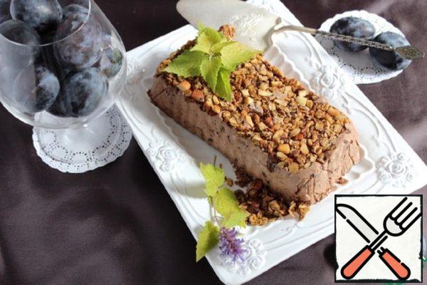 Plum-Chocolate Terrine with Crispy Granola Recipe
