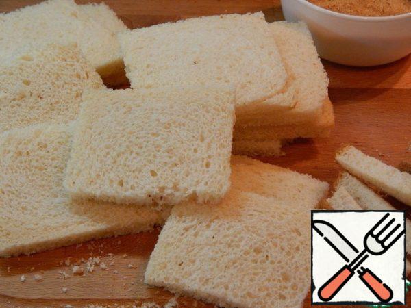 Cut the bread.