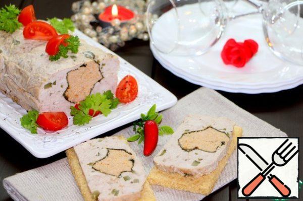 Cut the terrine into slices and serve. Enjoy your meal!!!